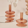 Glass Candle Stick Holders