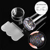 Transparent Nail Stamper with Scraper 2Pcs Jelly Silicone Stamp for French Nails Manicuring Kits Nail Art Stamping Tool Set