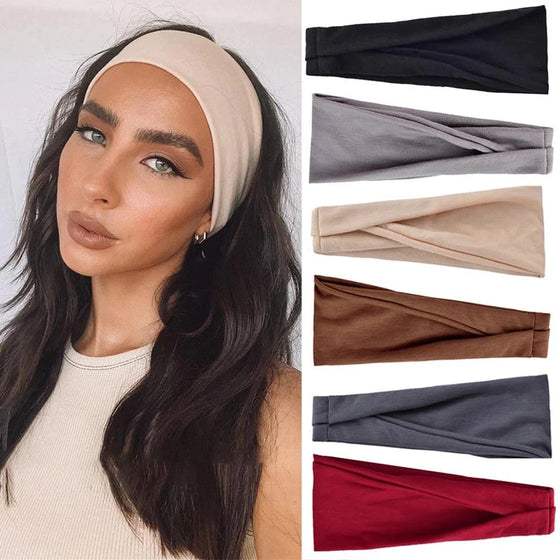 Women Solid Color Elastic Hair Bands