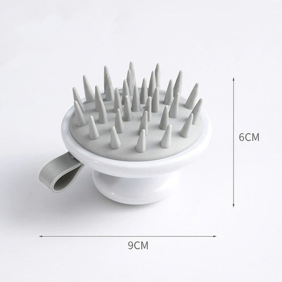 Silicone Shampoo Head Scalp Massage Brush Silicone Body Brush Hair Washing Comb Bath SPA Shower Brush Massage Brush Hair Brush