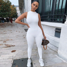  Jazlyn | Stretch Sleeveless Skinny Jumpsuit - Deal Digga