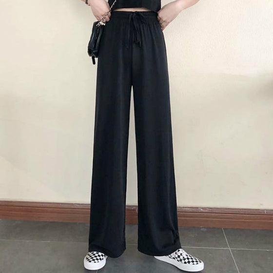 Mae | Wide Leg High Waisted Pants - Deal Digga