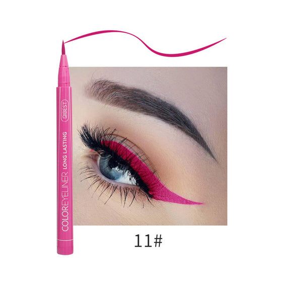 12 Color Eyeliner Liquid Waterproof - Deal Digga