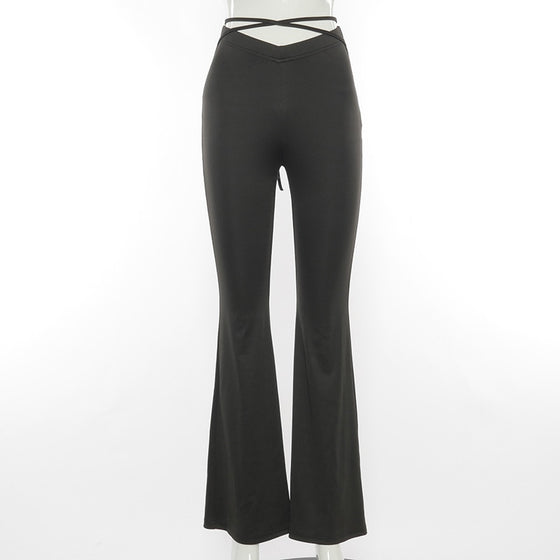 Ari | Y2K Flare Pants E-Girl Trousers - Deal Digga