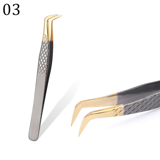 1 Pcs Eyelashes Tweezers - Deal Digga