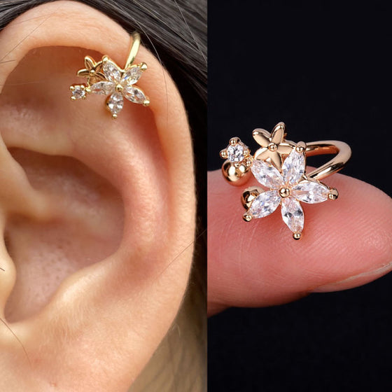 Leaf Stars Earcuff Clip Earring - Deal Digga