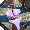 Sexy Drawstring Bandage Bikini Set - Deal Digga