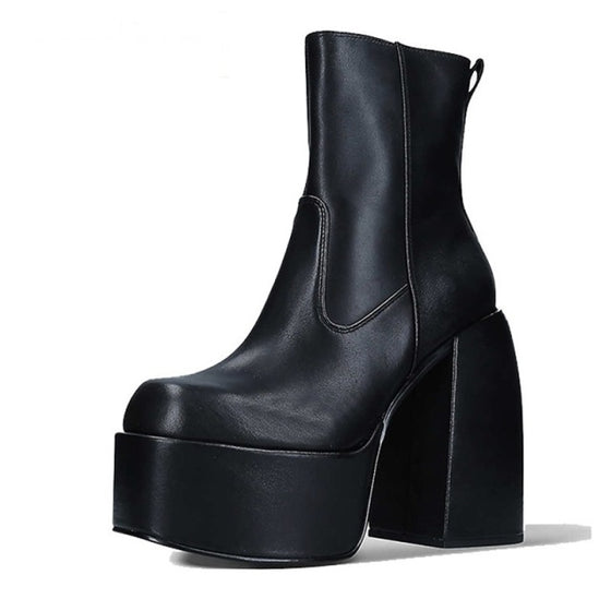 Punk Winter Platform Boots - Deal Digga