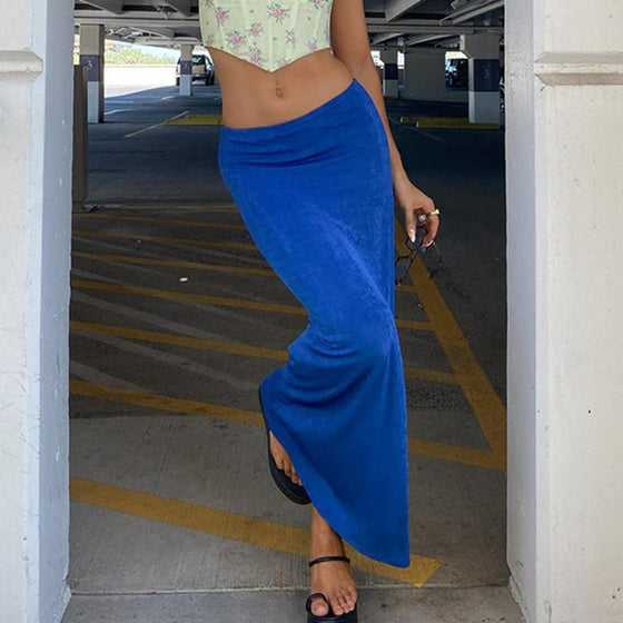 Evianna | Low Waist Maxi Skirt