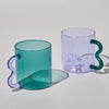 Designer Colourful Glass Mug - Deal Digga