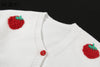 Cute Strawberry  Print Cardigan - Deal Digga