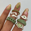 Groovy and Chunky Rings Set - Deal Digga