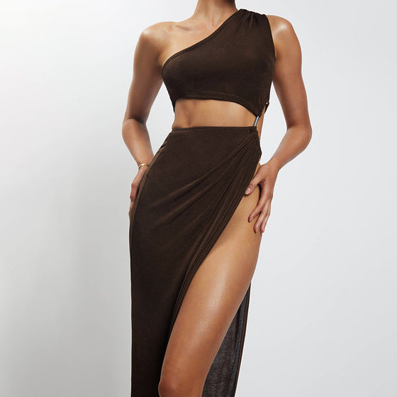 Aria | Summer Sleeveless Backless Cut Out Maxi Dress - Deal Digga