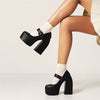 Mary Jane Chunky Platforms - Deal Digga