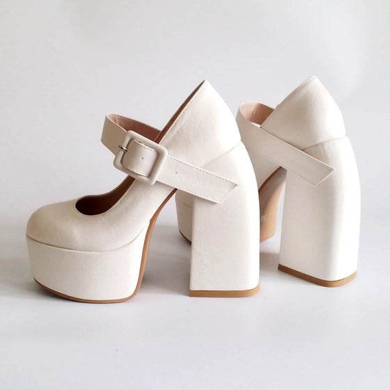 Mary Jane Chunky Platforms - Deal Digga