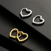 Sweet Heart Buckle Hoop Earrings - Deal Digga