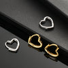 Sweet Heart Buckle Hoop Earrings - Deal Digga