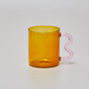 Designer Colourful Glass Mug - Deal Digga