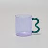 Designer Colourful Glass Mug - Deal Digga