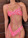 Rosalina | Golden Ring Triangle Adjustable Bikini Set - Deal Digga