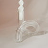 Spiral Clear Glass Vase/Candle Holder - Deal Digga