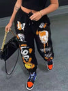 Harajuku Cartoon Printed Jogger - Deal Digga