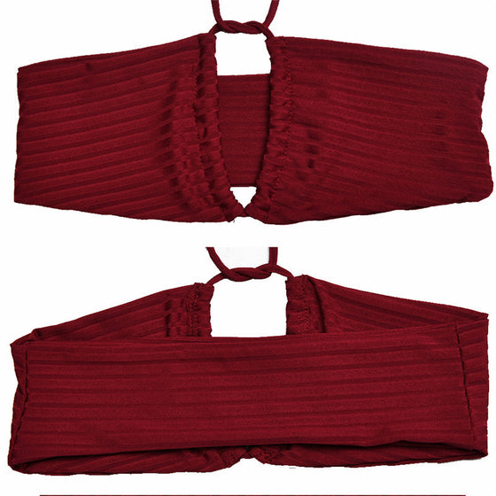 Savannah | Knitted Ribbed Two Piece Pant Set - Deal Digga