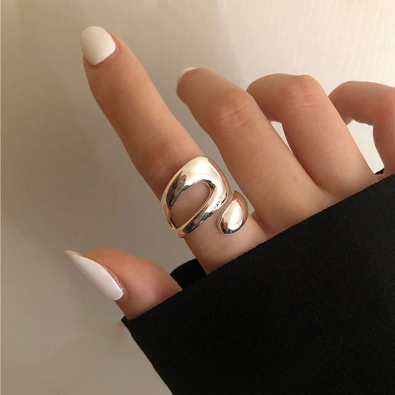 Minimalist Irregular Stamp Rings