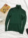 Ribbed Long Sleeve Turtleneck - Deal Digga