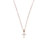 Sterling Cross Charm Pendant Necklace - Deal Digga