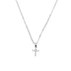 Sterling Cross Charm Pendant Necklace - Deal Digga